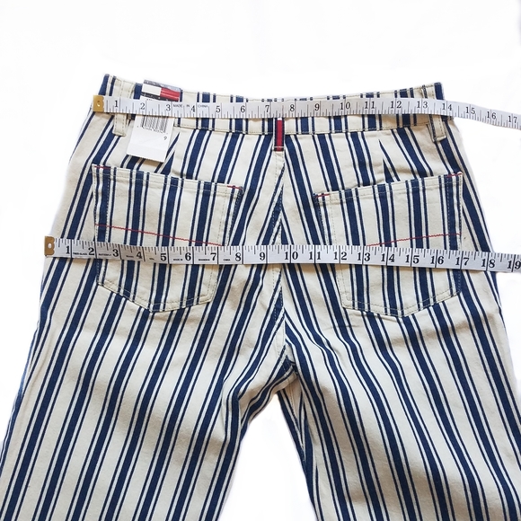 Flared Striped Pants Size 9 - Picture 4 of 8